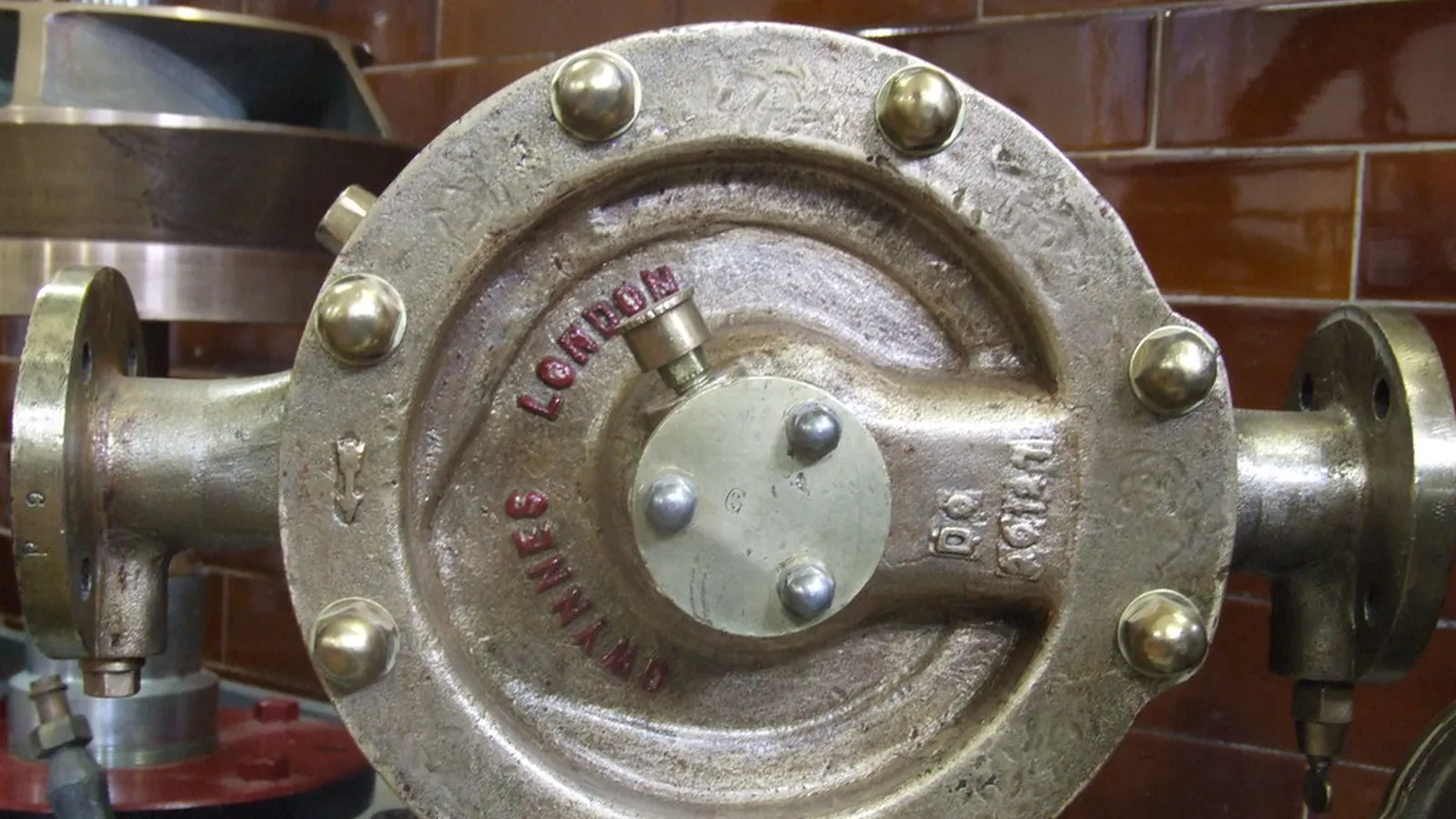 Stainless seal cover plate with bolt circle on a pump